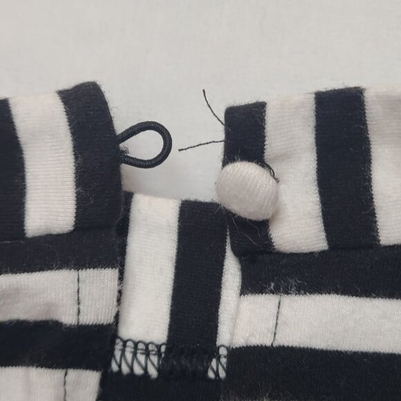 Express Black White Striped Halter Dress Size XS - Picture 9 of 14